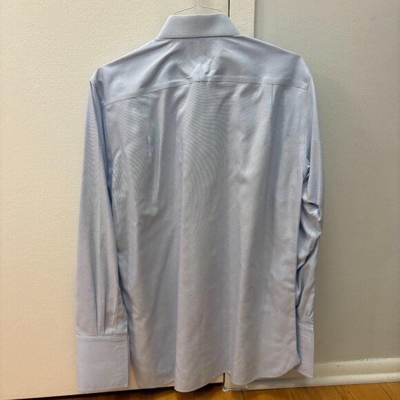 Joseph A. Bank Signature Collection Tailored Fit Wrinkle Free Blue Button Down - Picture 2 of 2